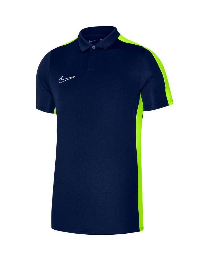 Polo Nike Academy 23 Bleu Marine & Jaune Fluo pour homme