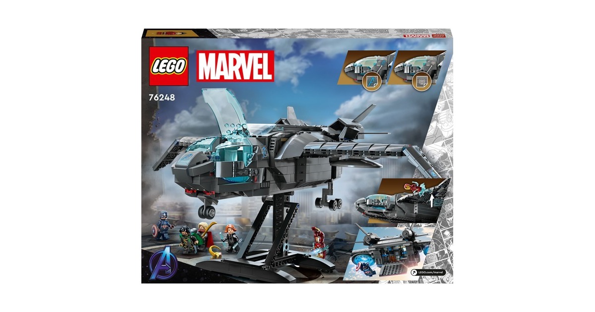 LEGOMarvel - De Avengers Quinjet Constructiespeelgoed  (76248)
