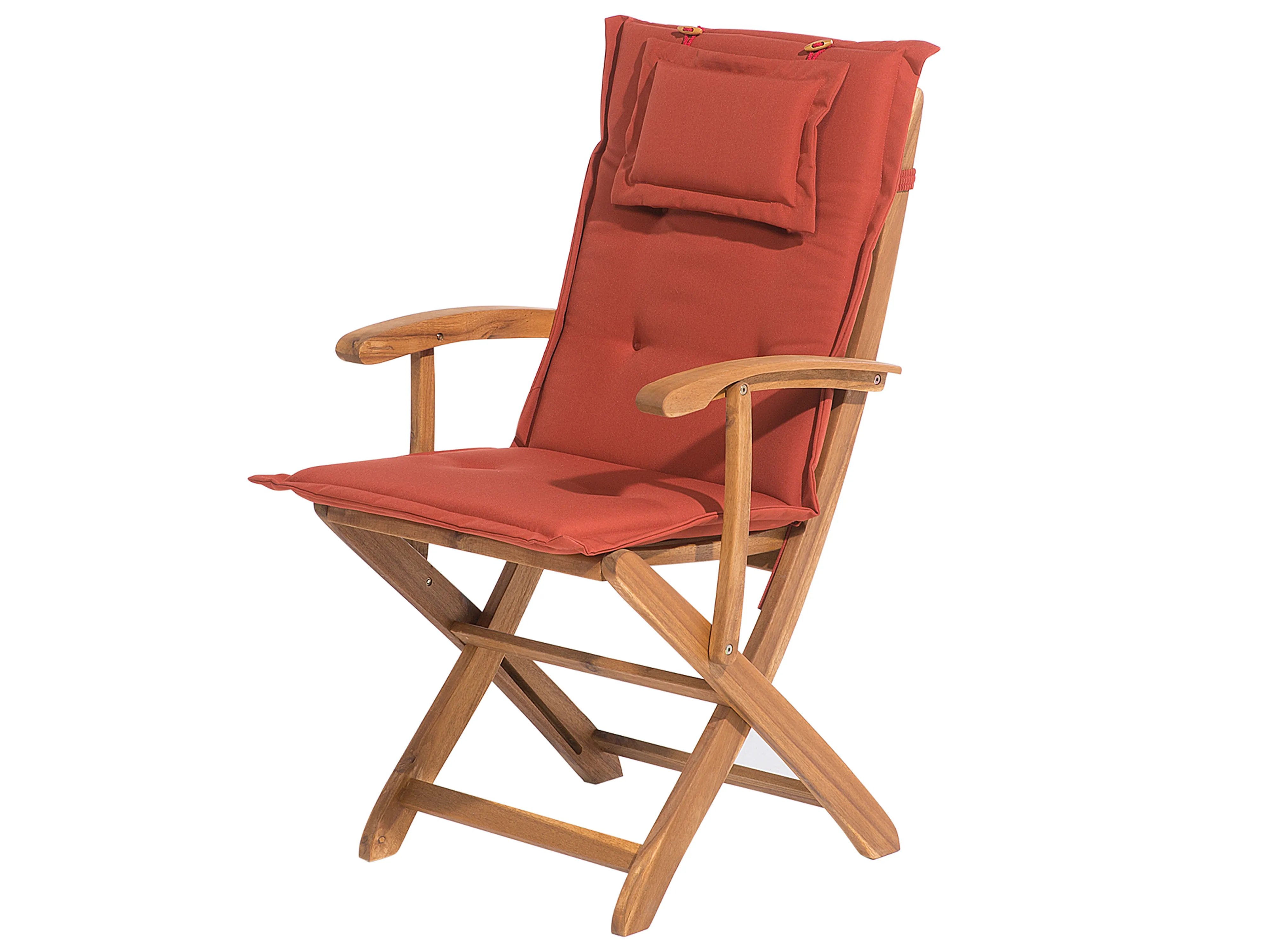 Tuinset 8-zits MAUI met kussens Acaciahout Donkerrood
