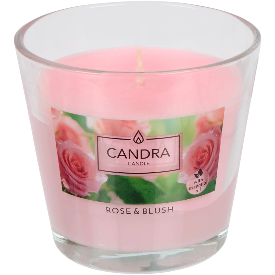 Bougie parfumée dans un verre Candra