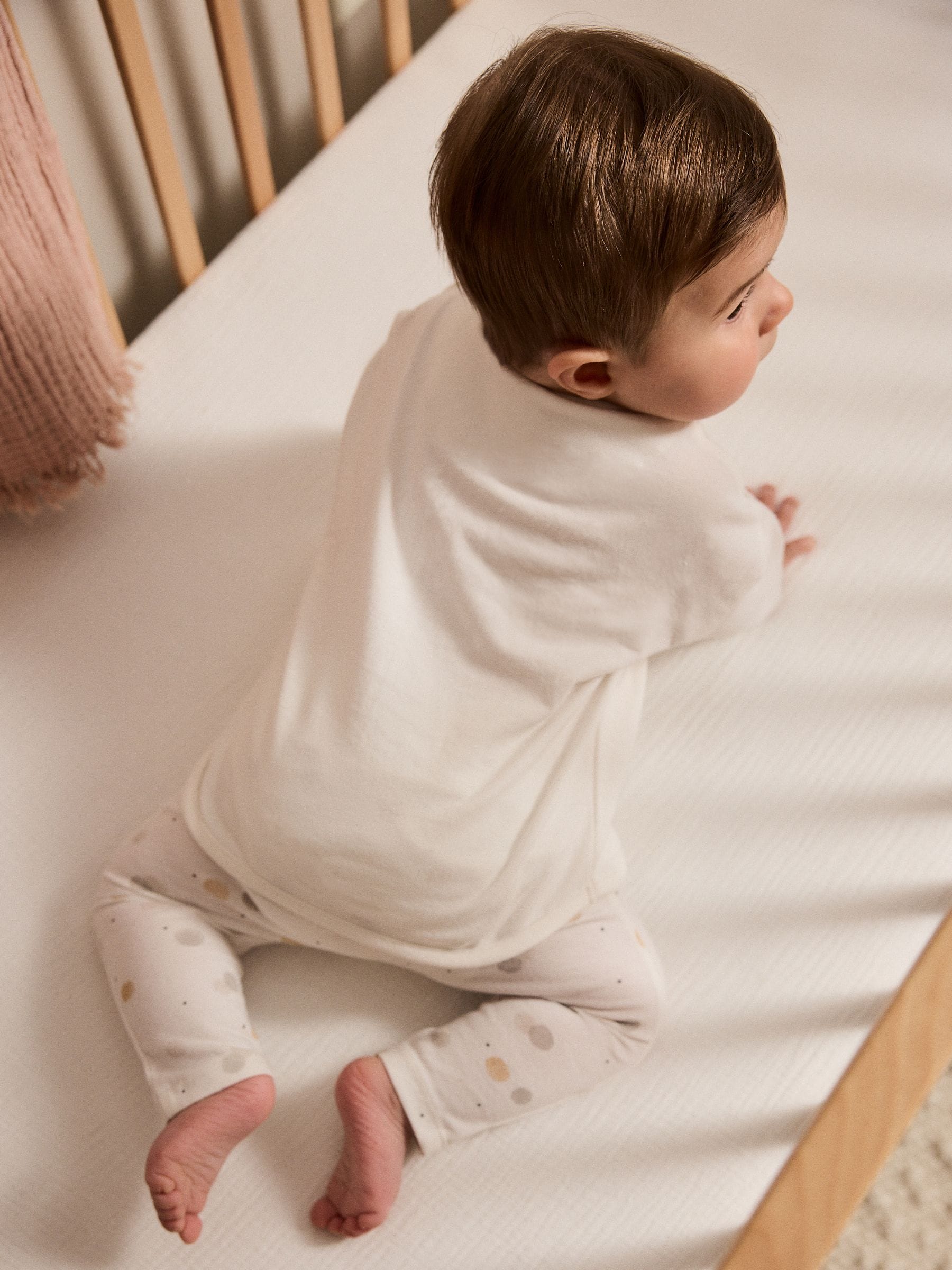 White Delicate Safari - Babyset van top en legging (0mnd -2jr)