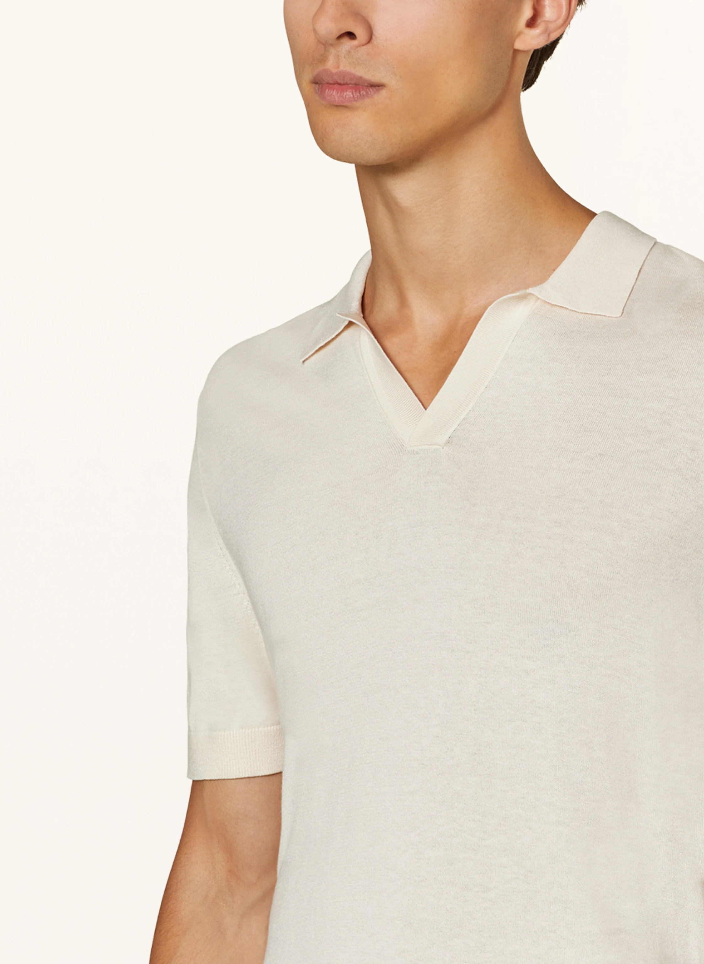 DRYKORN Strick-Poloshirt BRAIAN mit Seide