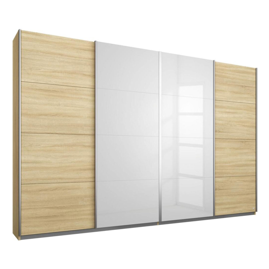 Schwebetürenschrank - Sonoma Eiche - 271 cm