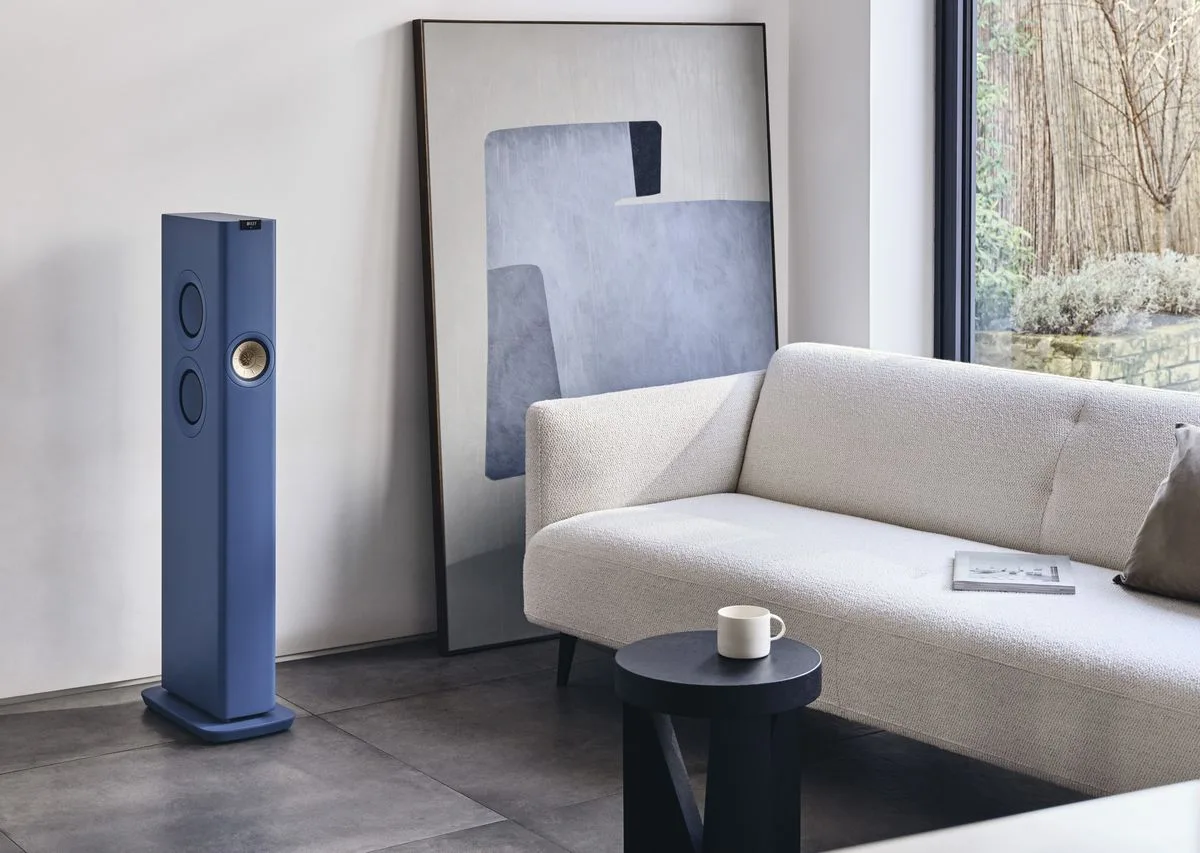 KEF LS60 Wireless Bleu royal Enceintes sans fil hi-fi