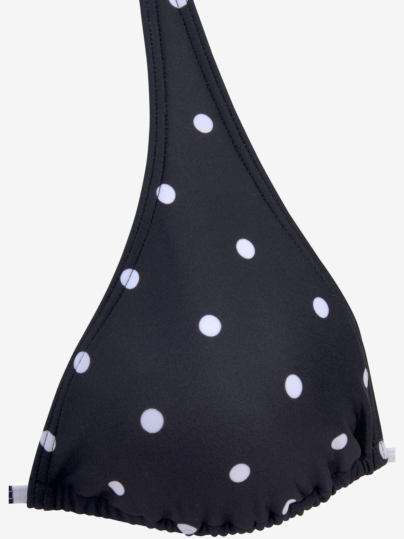 Haut de bikini triangle motif à pois tendance