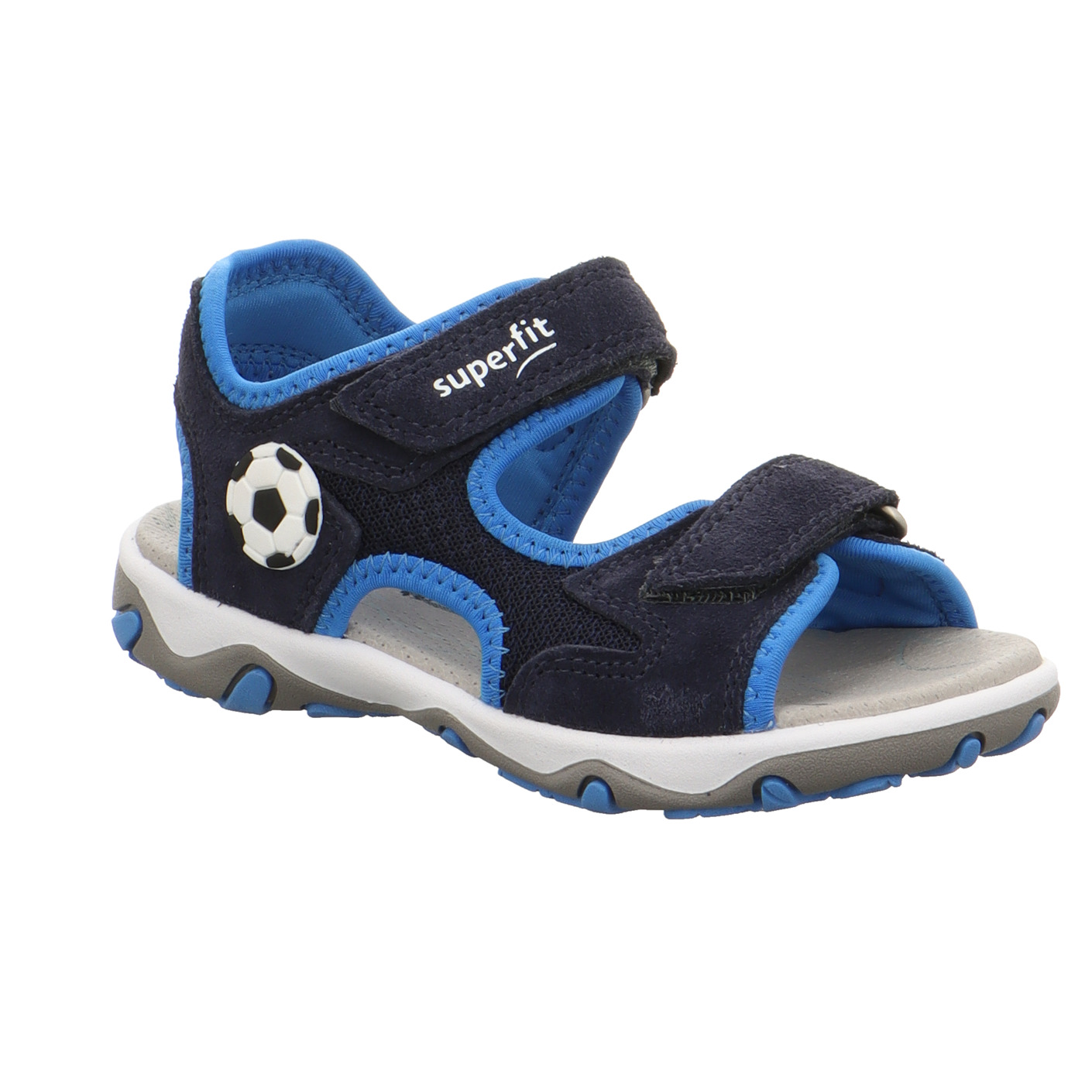 Jungssandale blau