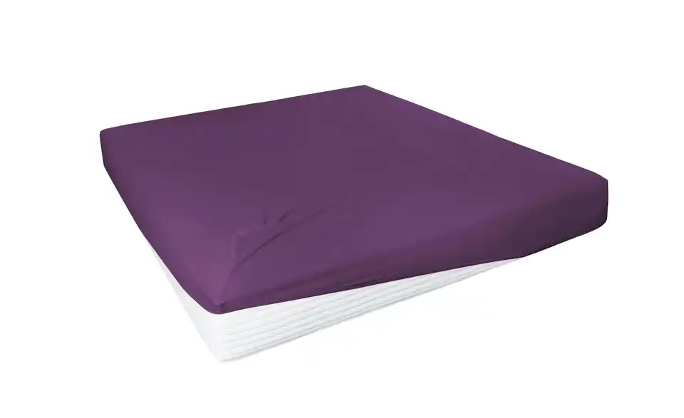 Jersey-Elastan Boxspringlaken Pflaume 100 cm