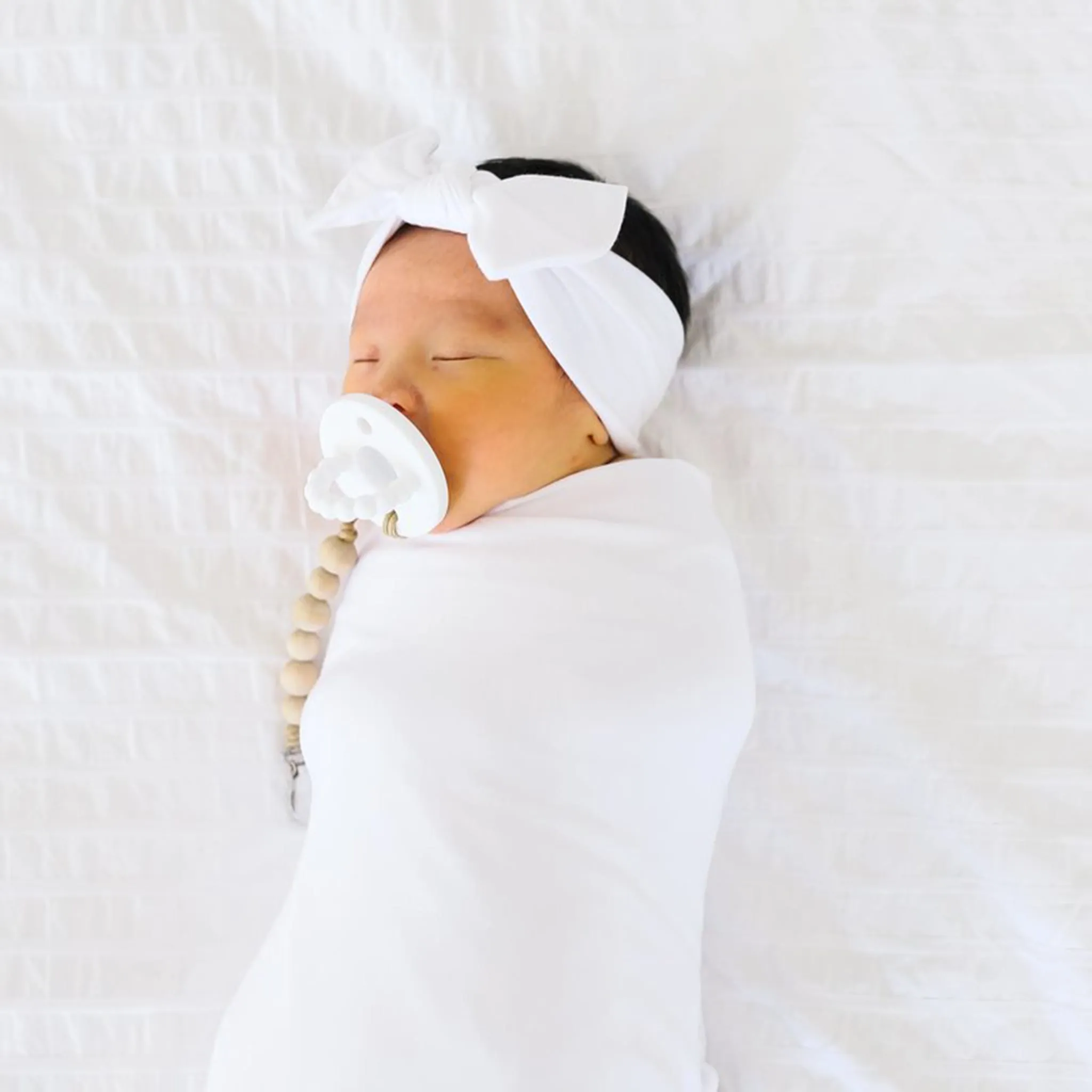 Copper Pearl Bandeau 0-4mois - Blanc Dove