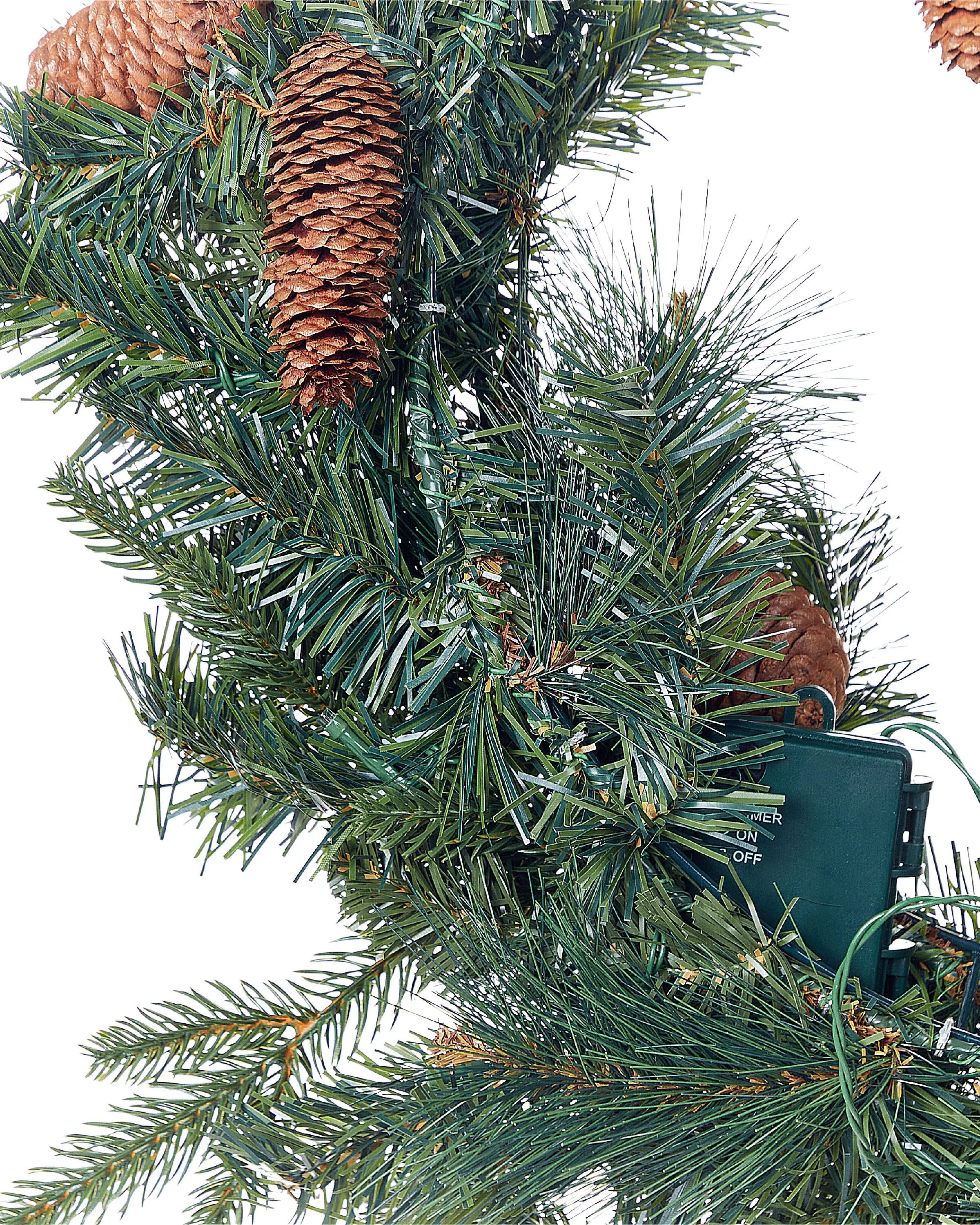 Kerstkrans LED KAMERUN Groen 60 cm