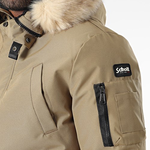 Parka Capuche Fourrure Keyburn Beige