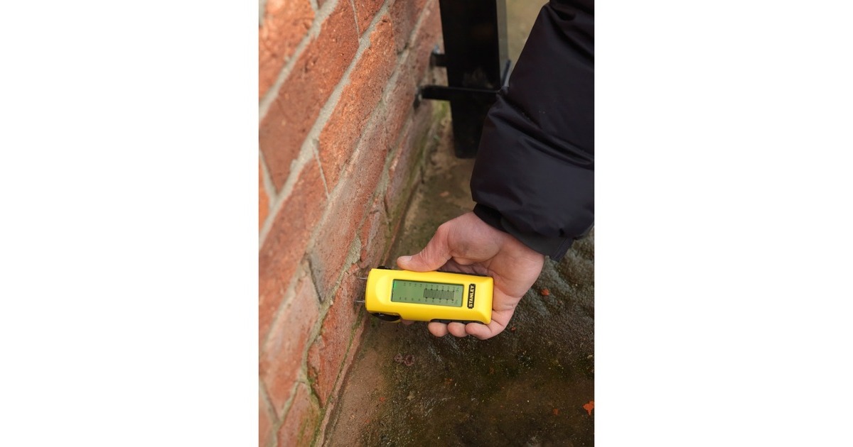 StanleyVochtmeter  (Geel/zwart)