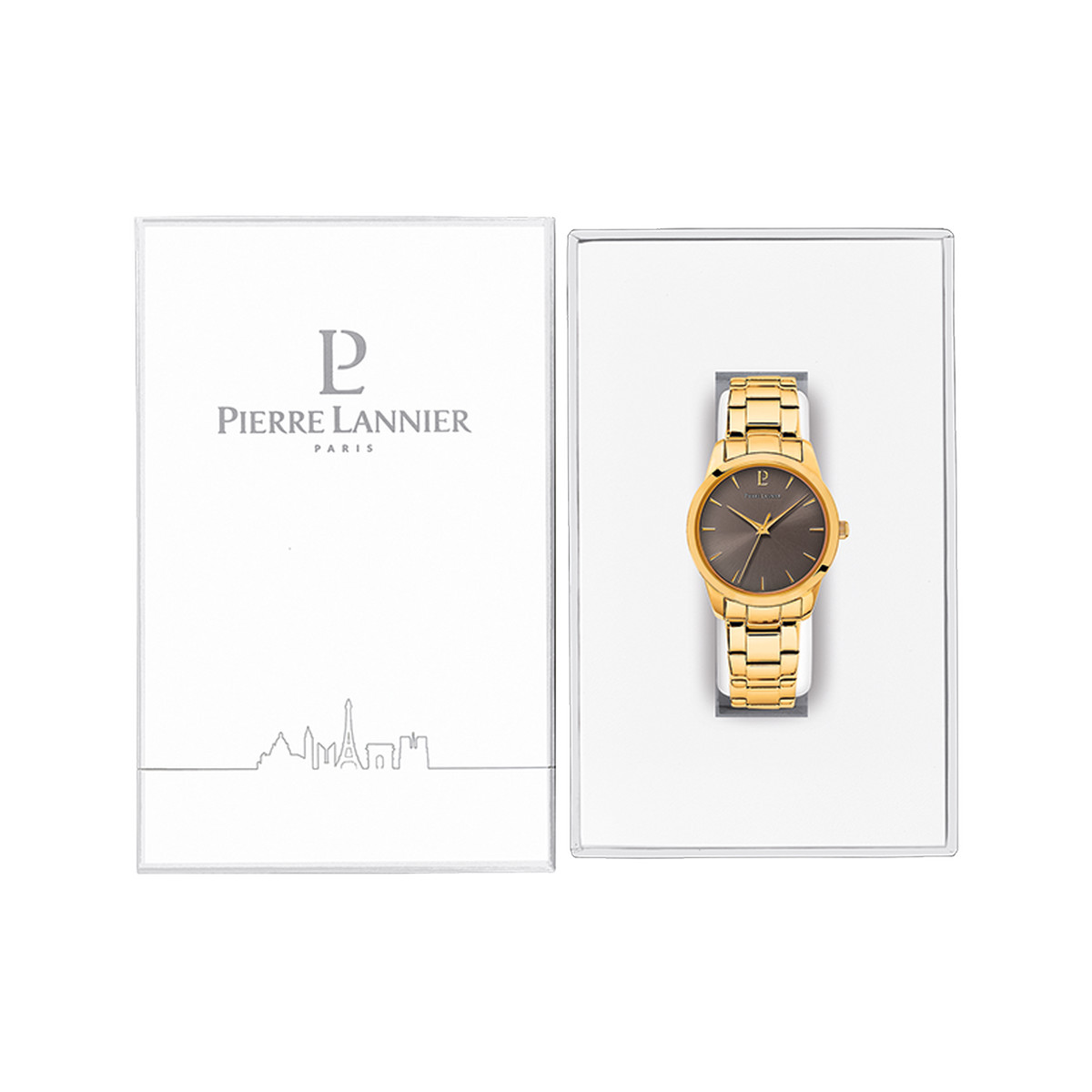 Montre PIERRE LANNIER roxane femme bracelet acier dorée
