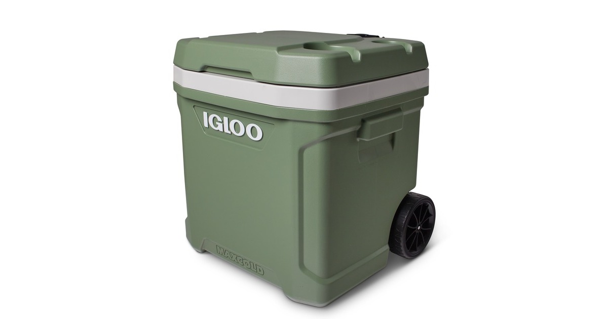 IglooECOCOOL Latitude 60 Roller koelbox  (Groen/wit)