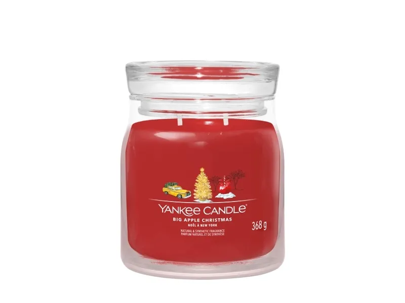 Yankee Candle Big Apple Christmas, Rund, Rød, 50 t, 1 stk