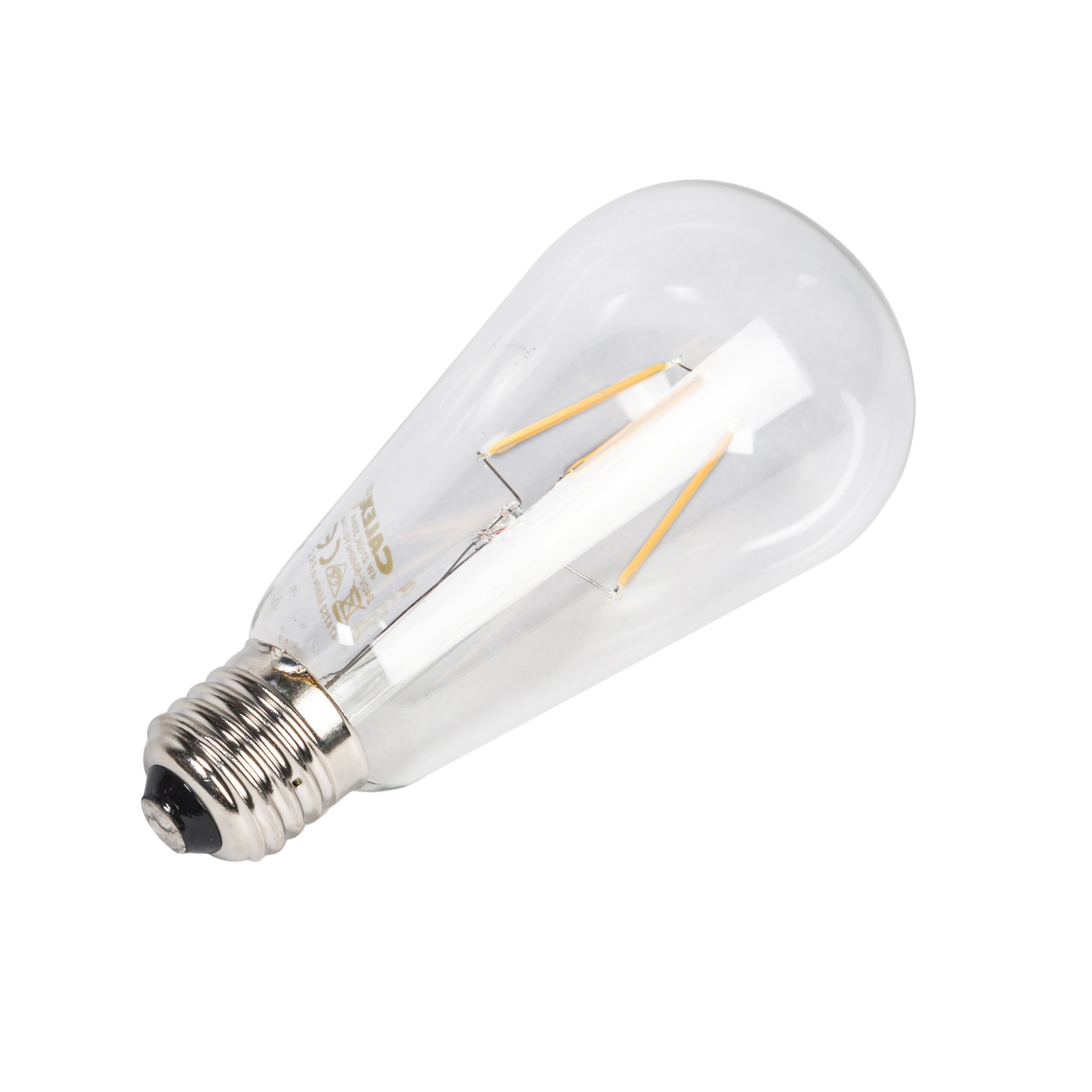 E27 LED filament lang rustieklamp ST64 3,5W 250LM 2300K