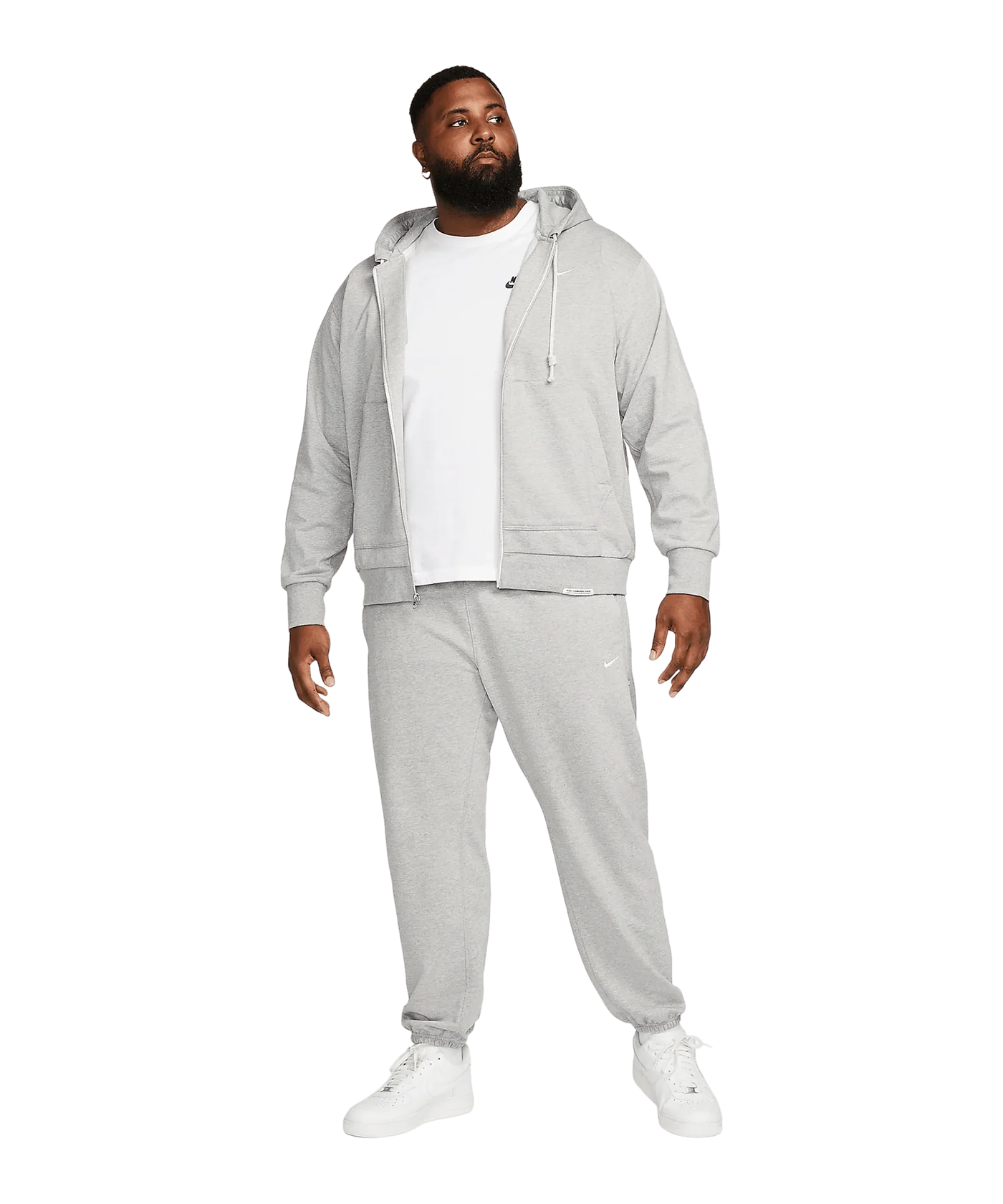 Nike Standard Issue Hoody Grau F063