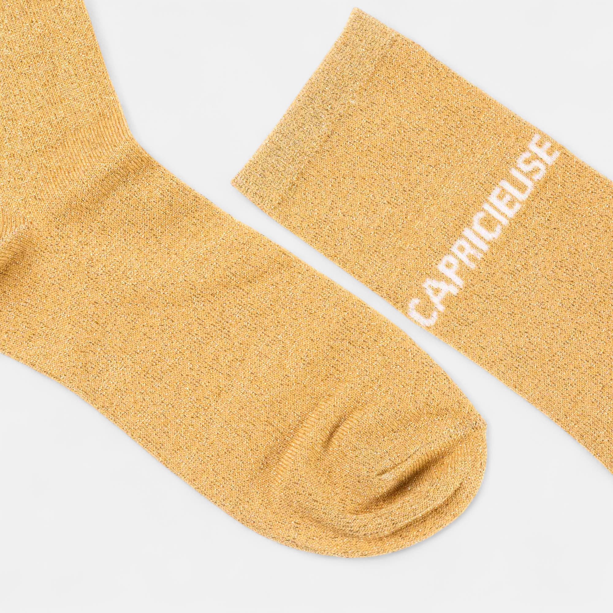 Chaussettes Femme or