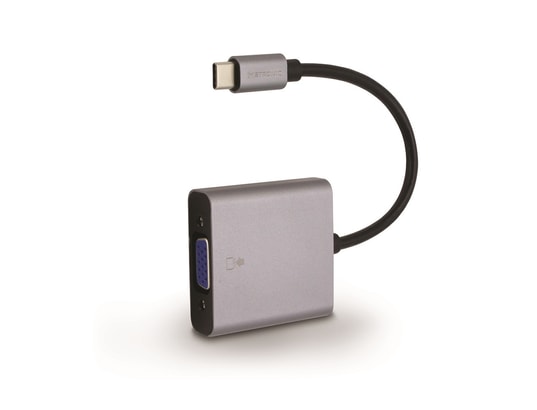 METRONIC - Kit accessoires smartphone Adaptateur usb-c mâle vers vga fem. - gris