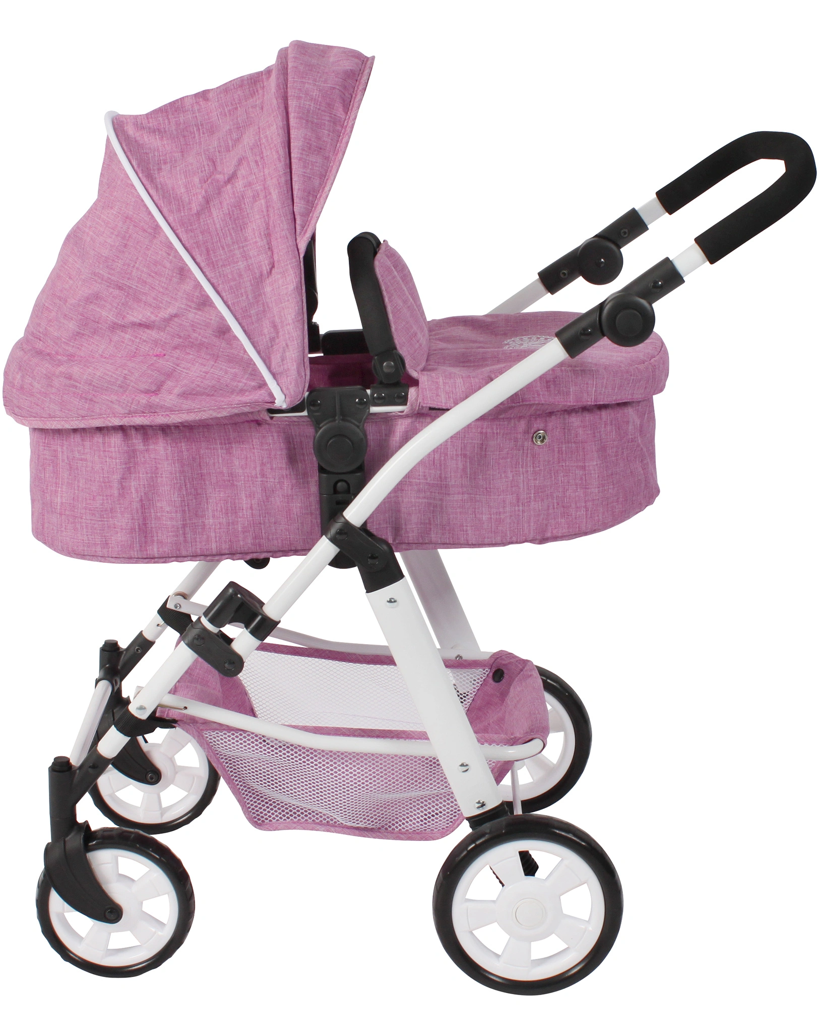 Kombi-Puppenwagen NELE in pink melange