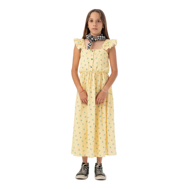Piupiuchick Robe Fleur | Jaune