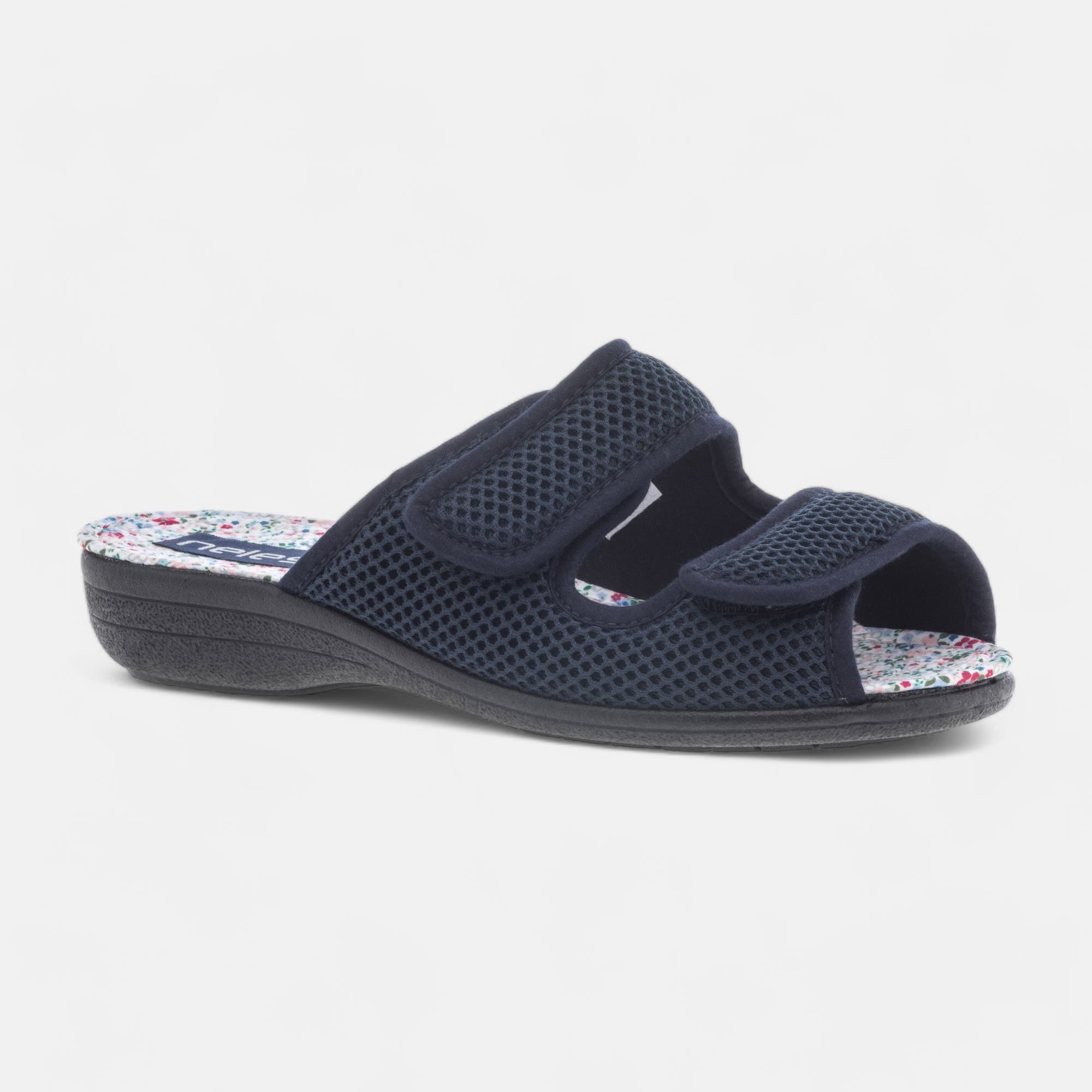 Pantoufles mules Femme bleu marine