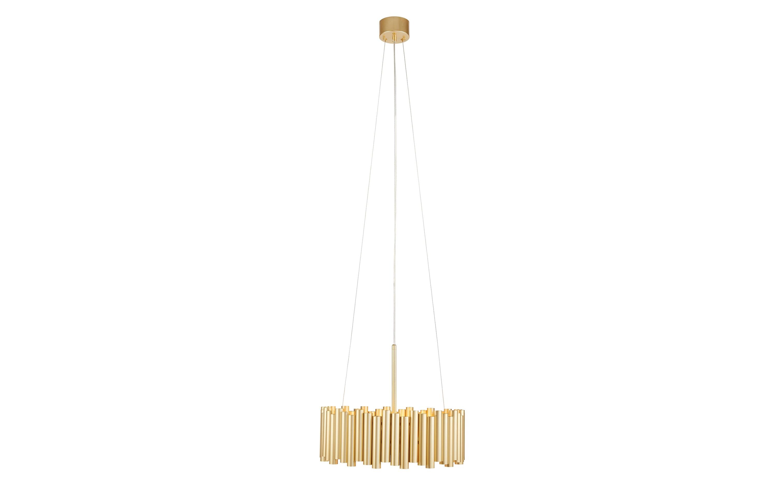 Pendelleuchte Level, Ø 52.5 cm, 3 x E27, Gold<br>Hängeleuchte zur Deckenmontage