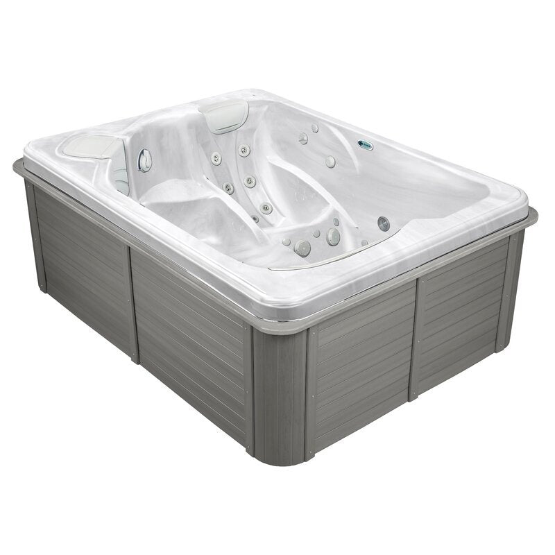 Thermospas 3 - Banheira de Hidromassagem Retangular de Acrílico com 35 Jatos e Ozonizador para 3 Pessoas