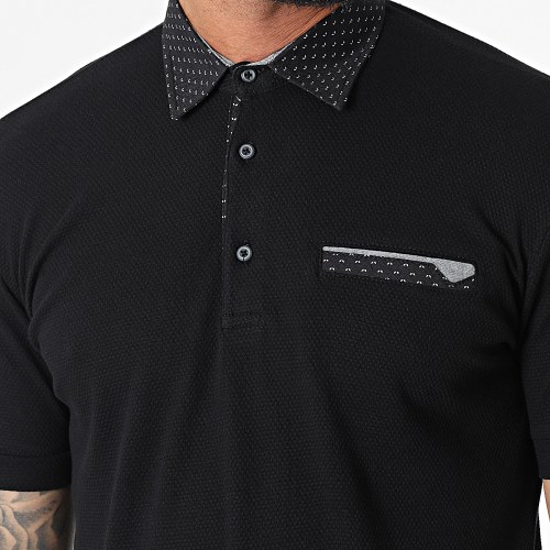 Polo Manches Courtes JP-849 Noir