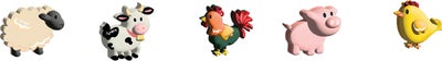 Crocs Jibbitz  Farm Friend Animals Skopynt 5-Pakk