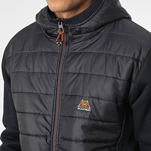 Veste Zippée Capuche Skying Bleu Marine
