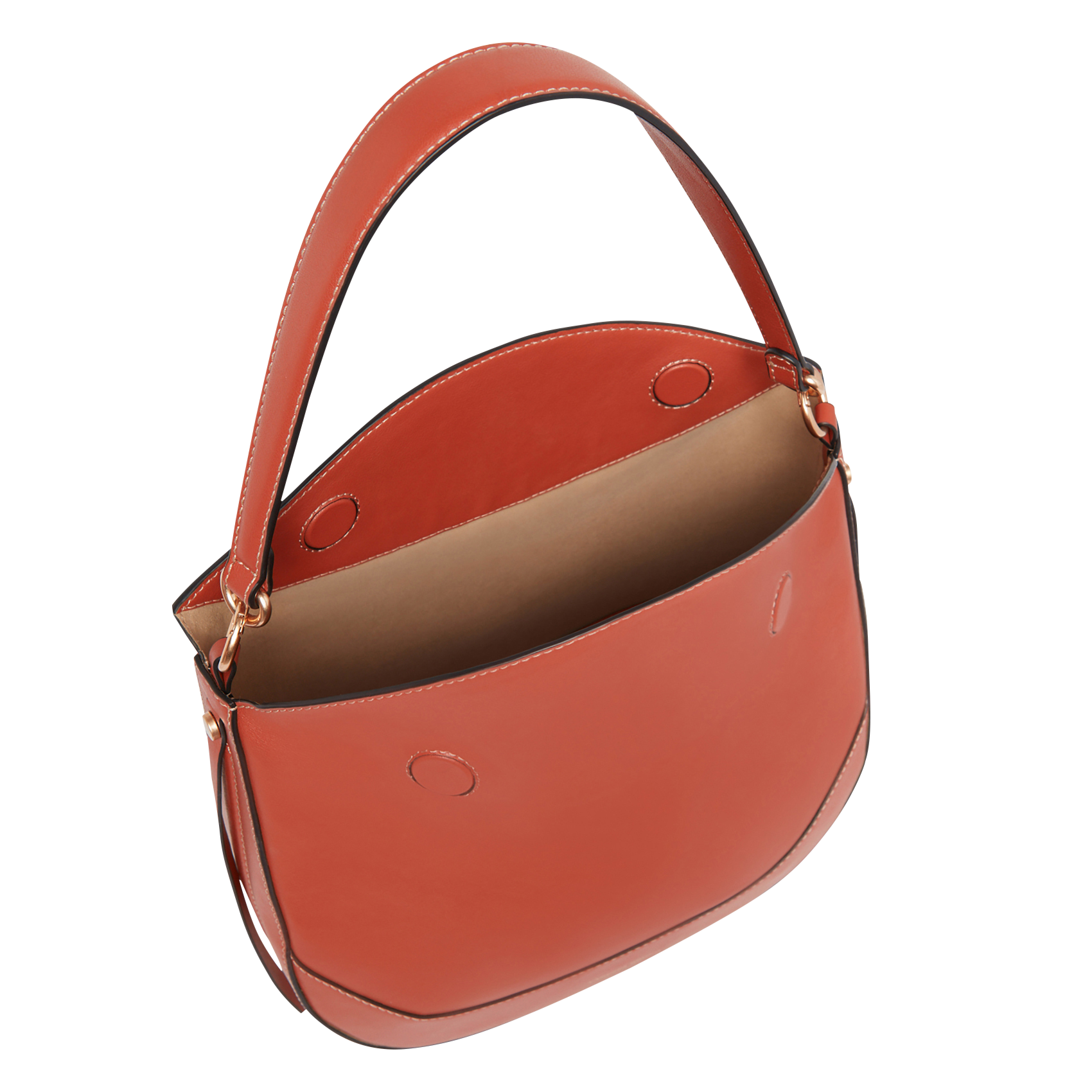 DAILY - Sac épaule en cuir | Marron