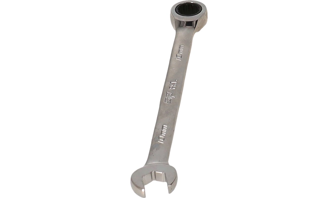 Ringgaffelnøgle 10mm m/skralde