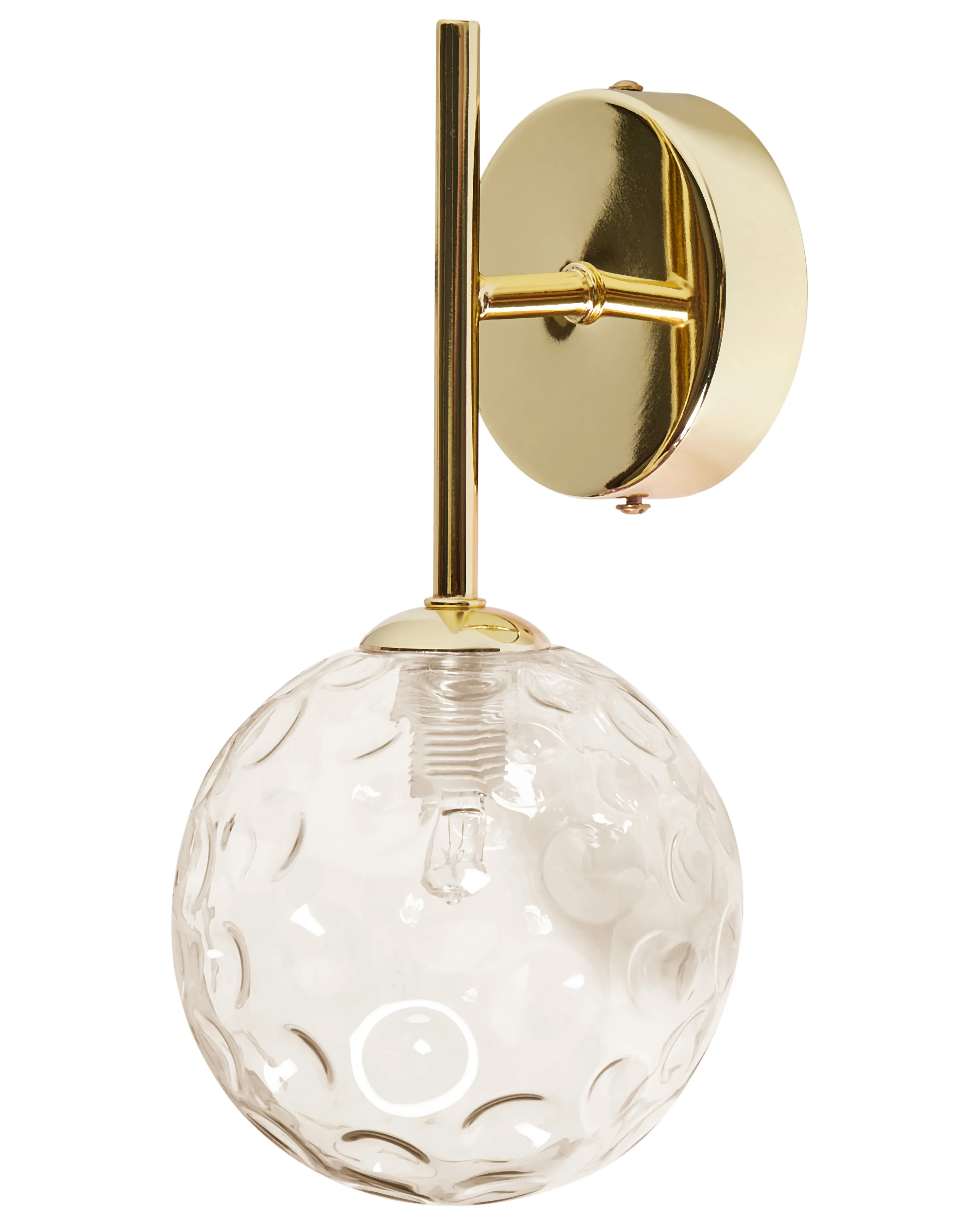 Set van 2 wandlampen ANADYR Glas Beige