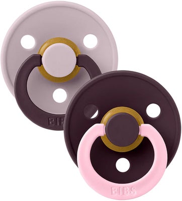 BIBS Studio Colour Fusion Smokk 2-Pakk Str 2, Dusky Lilac Plum mix