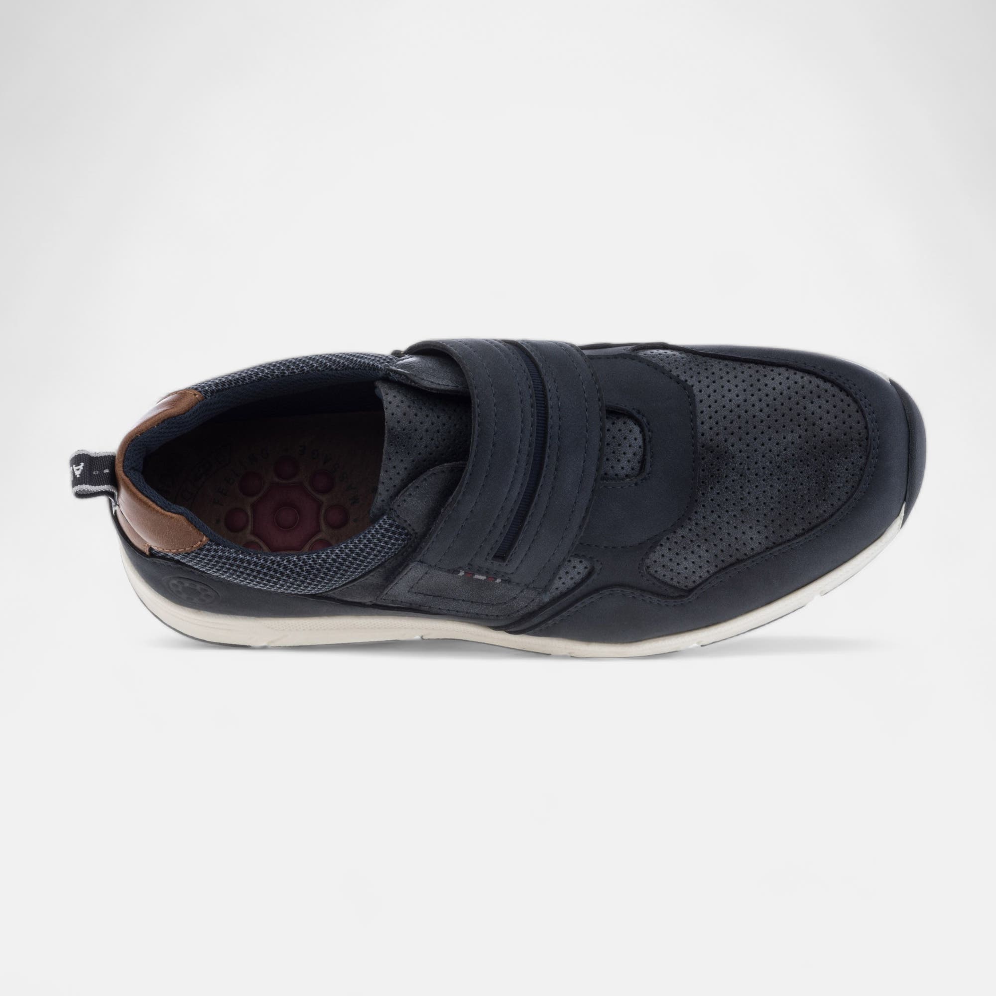 Derbies pieds sensibles Homme bleu marine