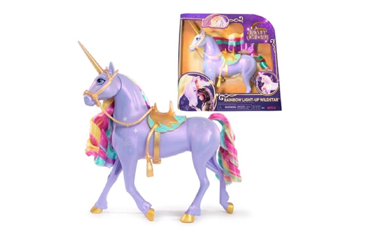 Unicorn Academy Wildstar, DE/FR/EN Light & SoundInteraktives Einhornspielzeug mit Lichteffekten