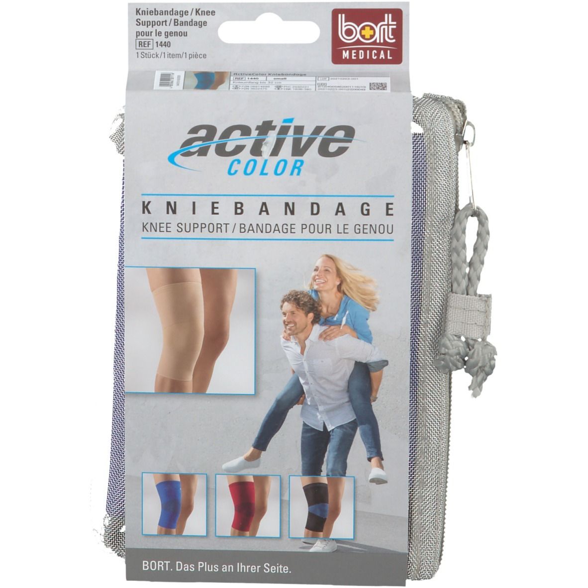 BORT ActiveColor® Kniebandage Gr. S blau