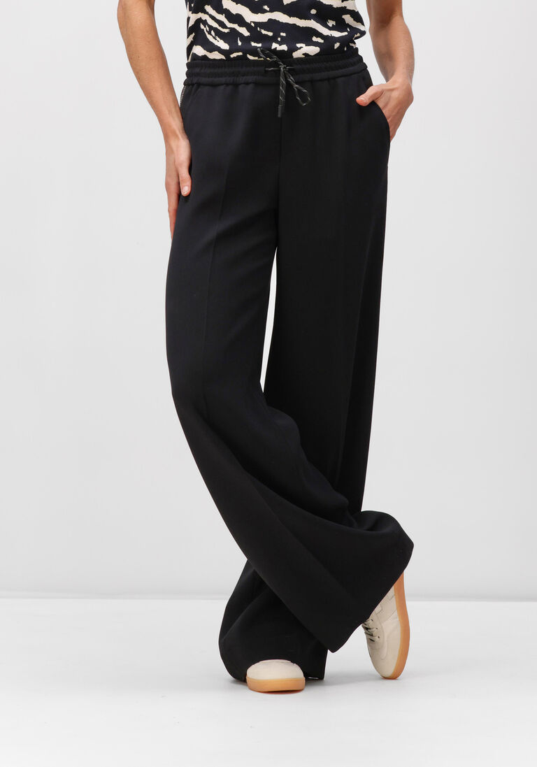 zwarte marc cain sports wide jeans as 81.02 w05