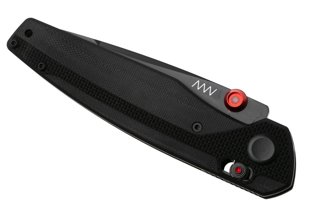 ANV A200BB, DLC Elmax, Black G10, zakmes