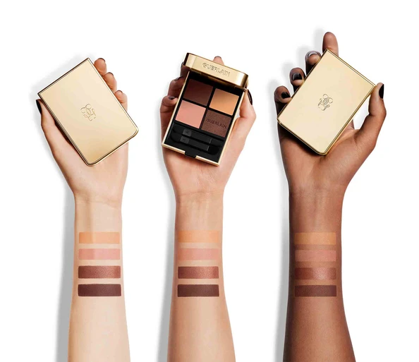 Guerlain Ombres G Eyeshadow Quad910 Undressed Brown
