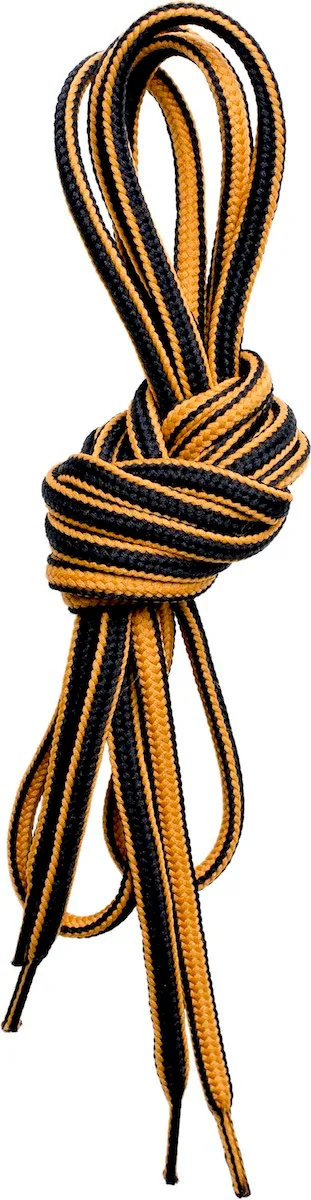 Lundhags Shoe Laces 200 CM Black/Rush