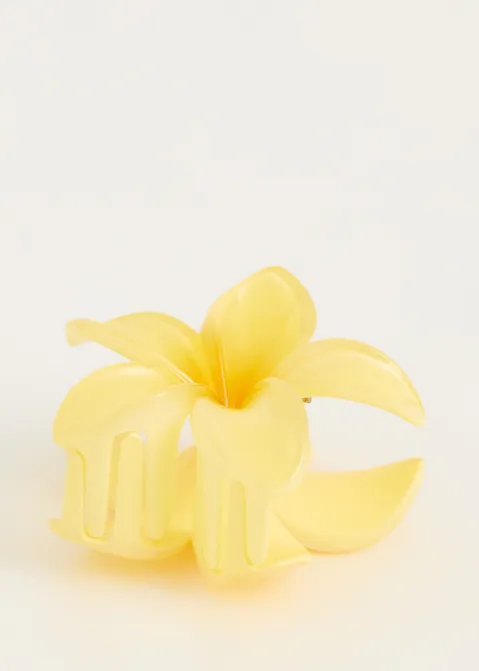 Haarclip bloem geel (GEE.L)