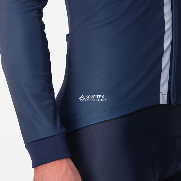 Veste vélo CASTELLI ENTRATA JACKET BELGIAN BLUE/SILVER