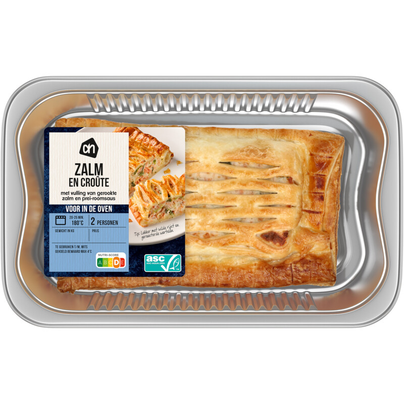 AH Ovenschotel zalm en croûte