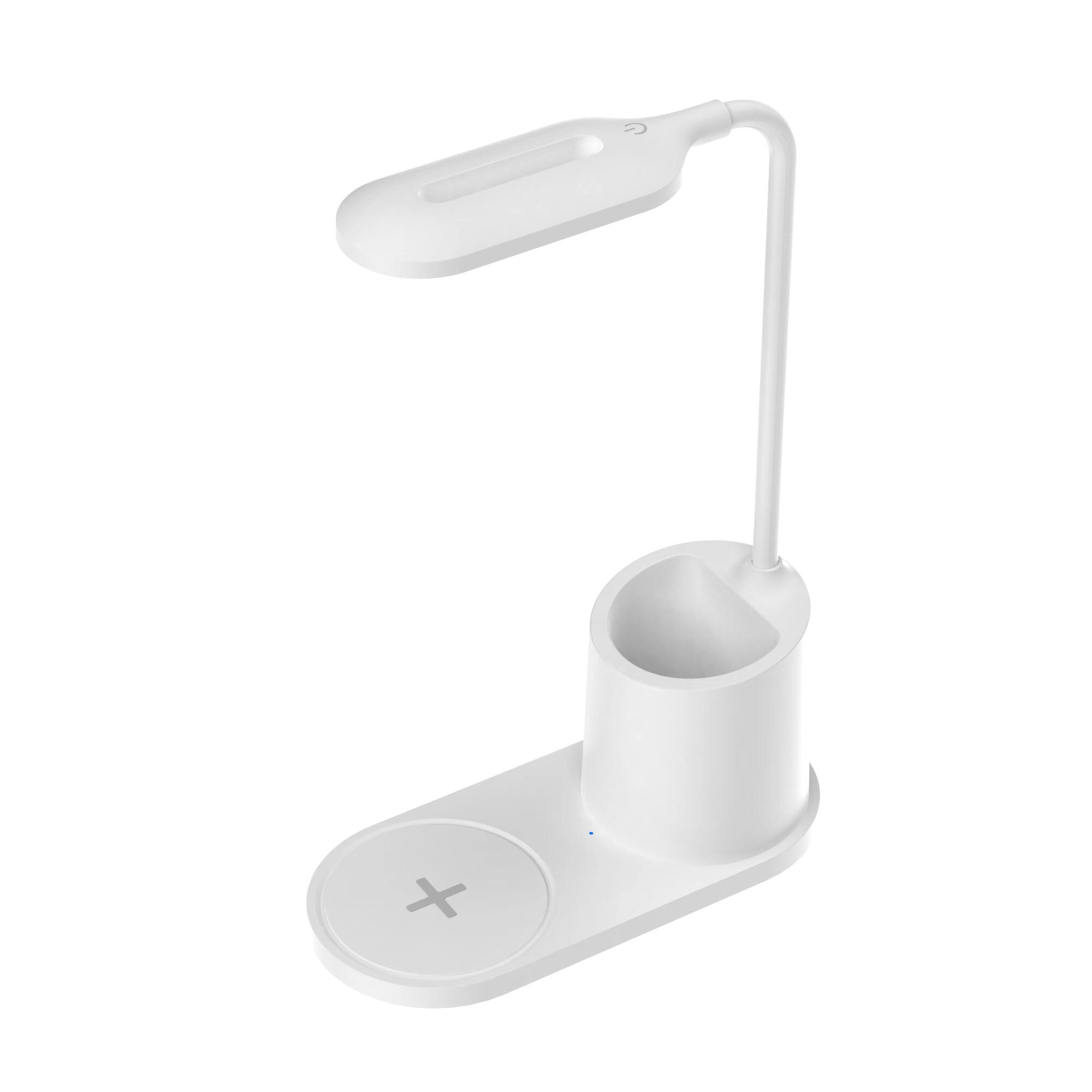 Fontastic LED-Tischlampe „Koral“ mit Induktivlader, weiß