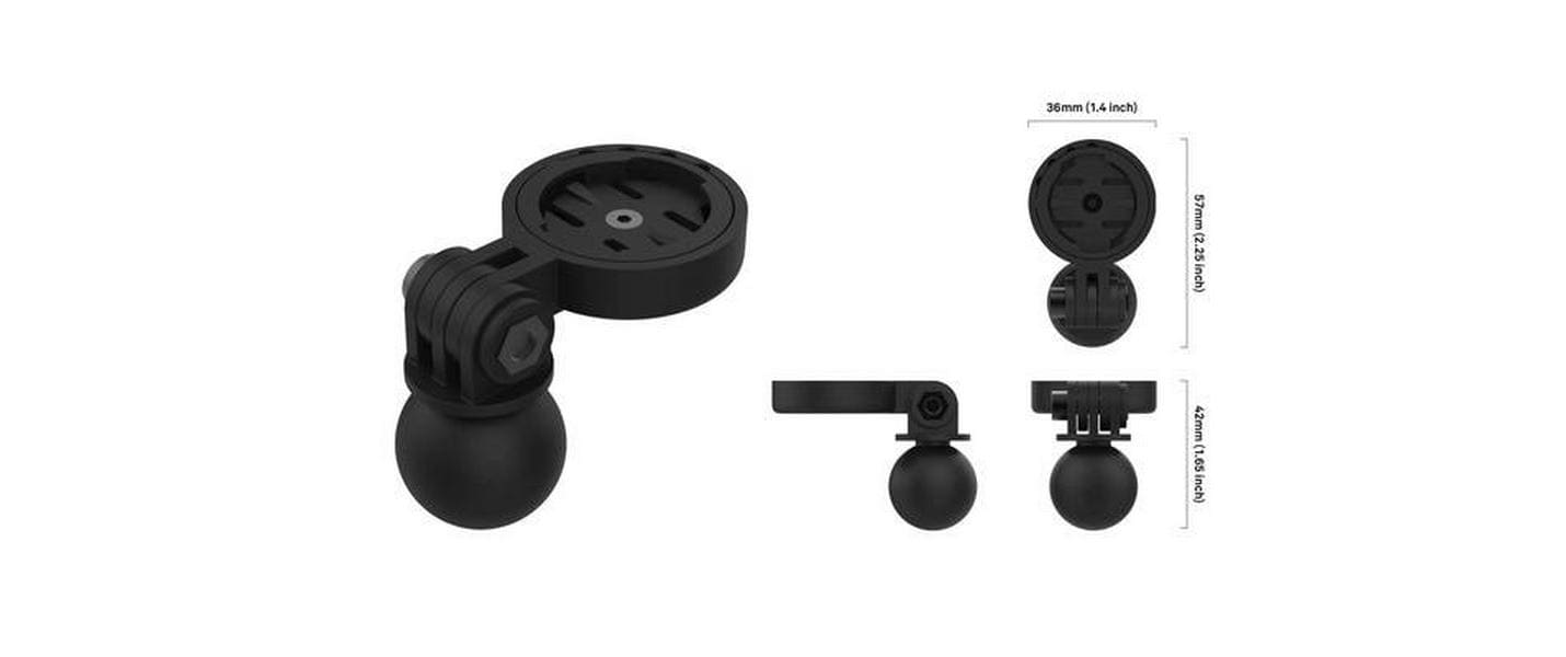 Moto 2 Halterung Ball RAM KugelAdapter für 1-Zoll-Durchmesser RAM-Kugelsystem