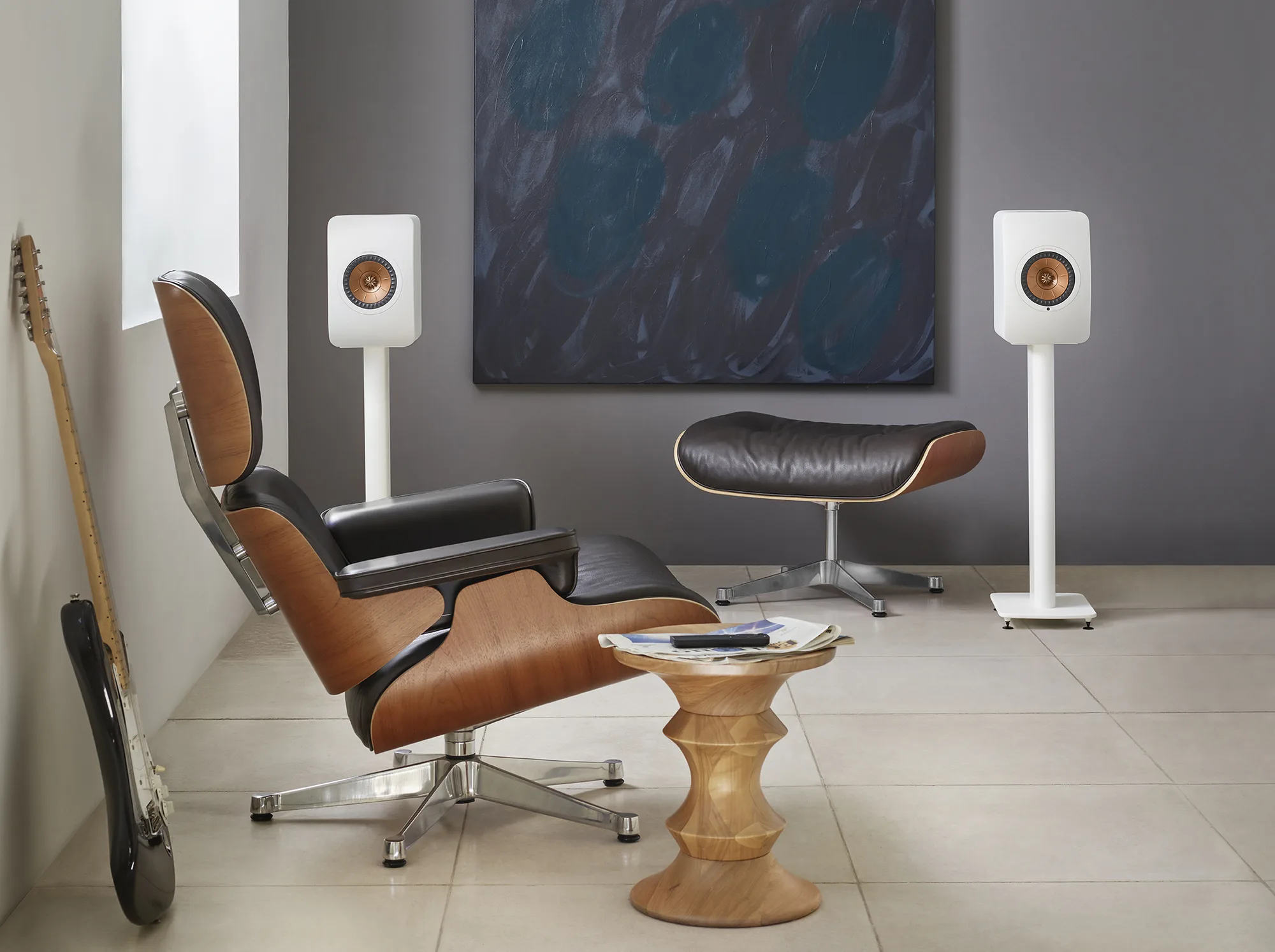 KEF LS50 Wireless 2 Blanc mat Enceintes sans fil hi-fi