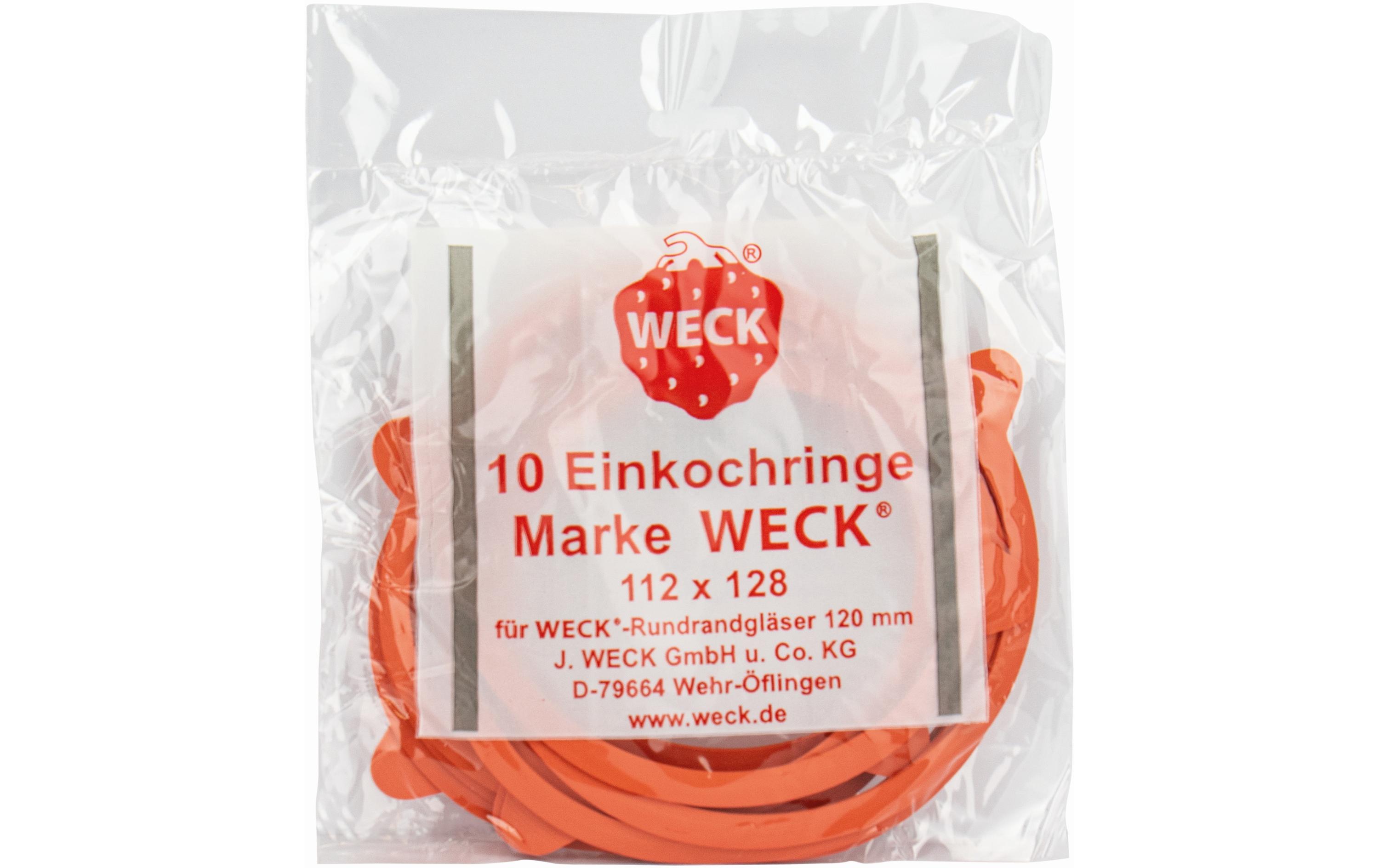 Gummidichtring Ø 12 cm 10 Stück, RotEinkochringe