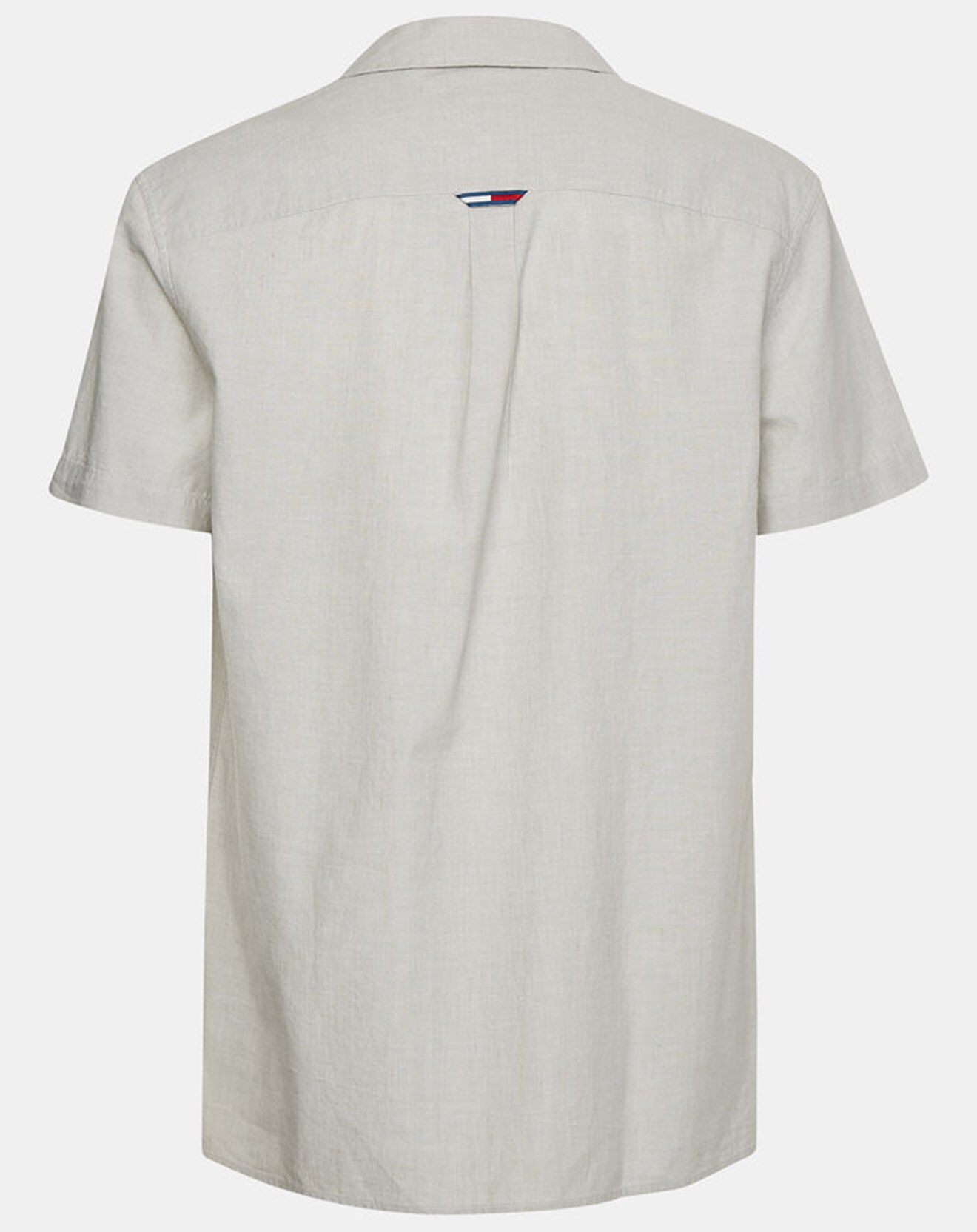 Tommy Jeans Chemisette droite en Coton & Lin Camp grise