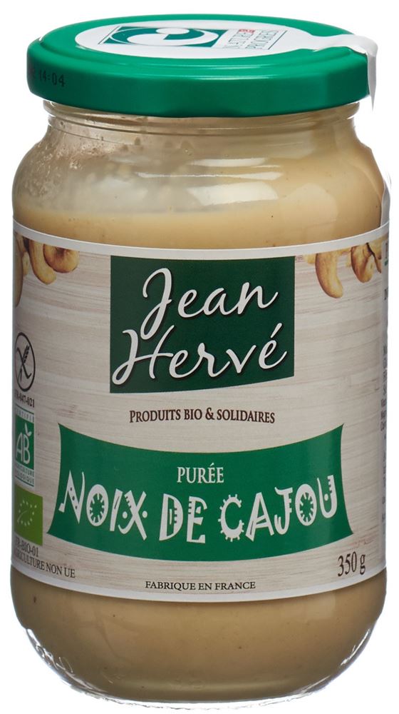 JEAN HERVE Cashewnussmus ohne Zucker 350 g